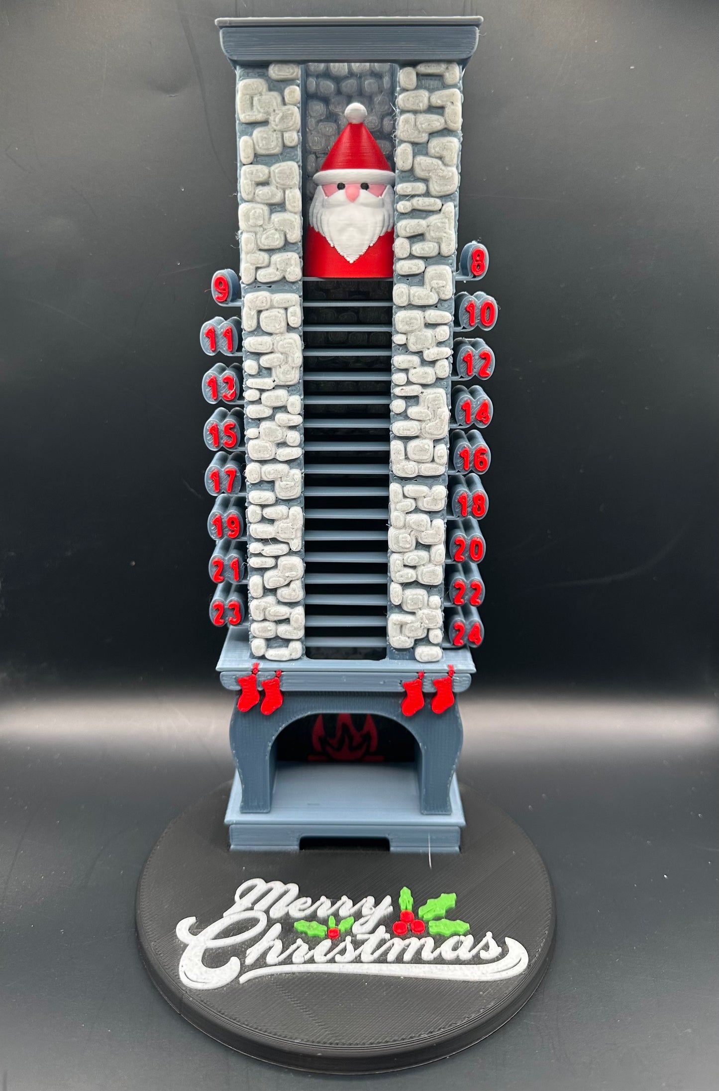 Falling Santa Advent Calendar