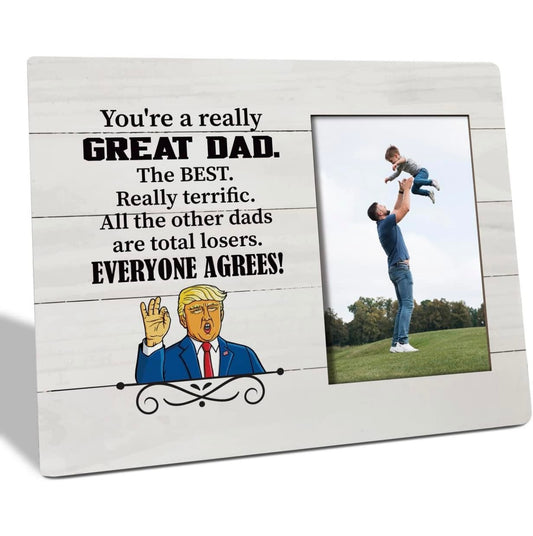 Donald Trump Picture Frame - Great Father's Day or Any Gift Idea