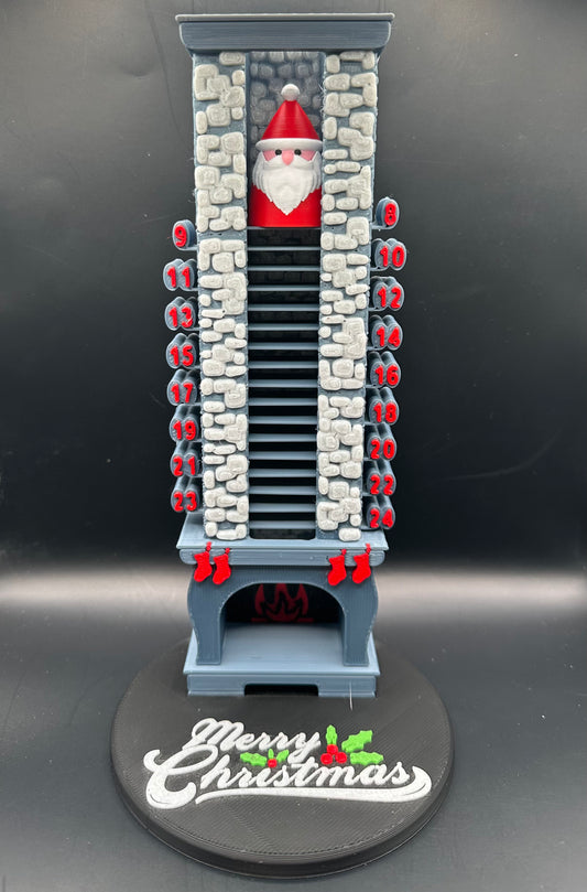 Falling Santa Advent Calendar