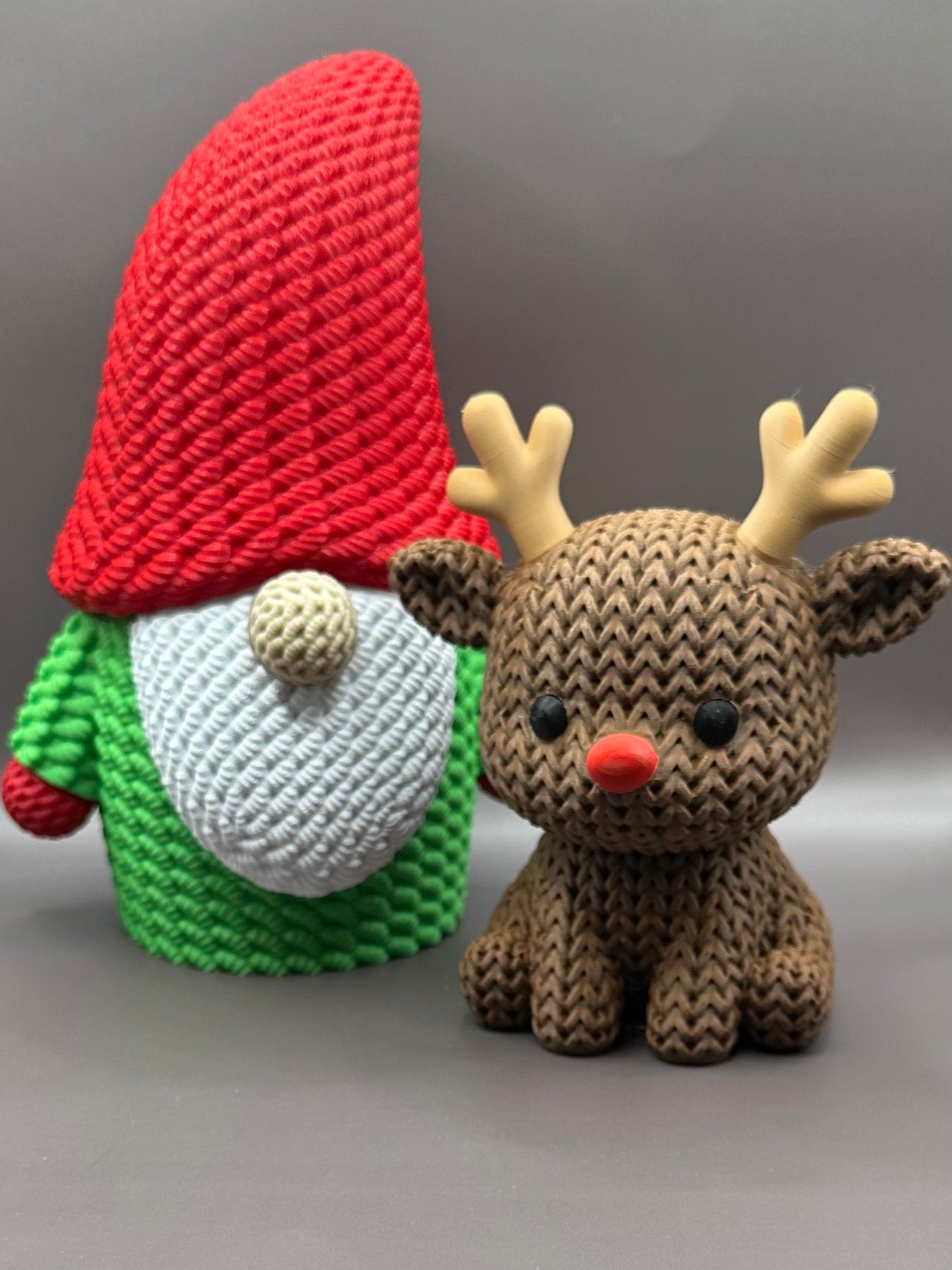 3D Printed Santa & Reindeer