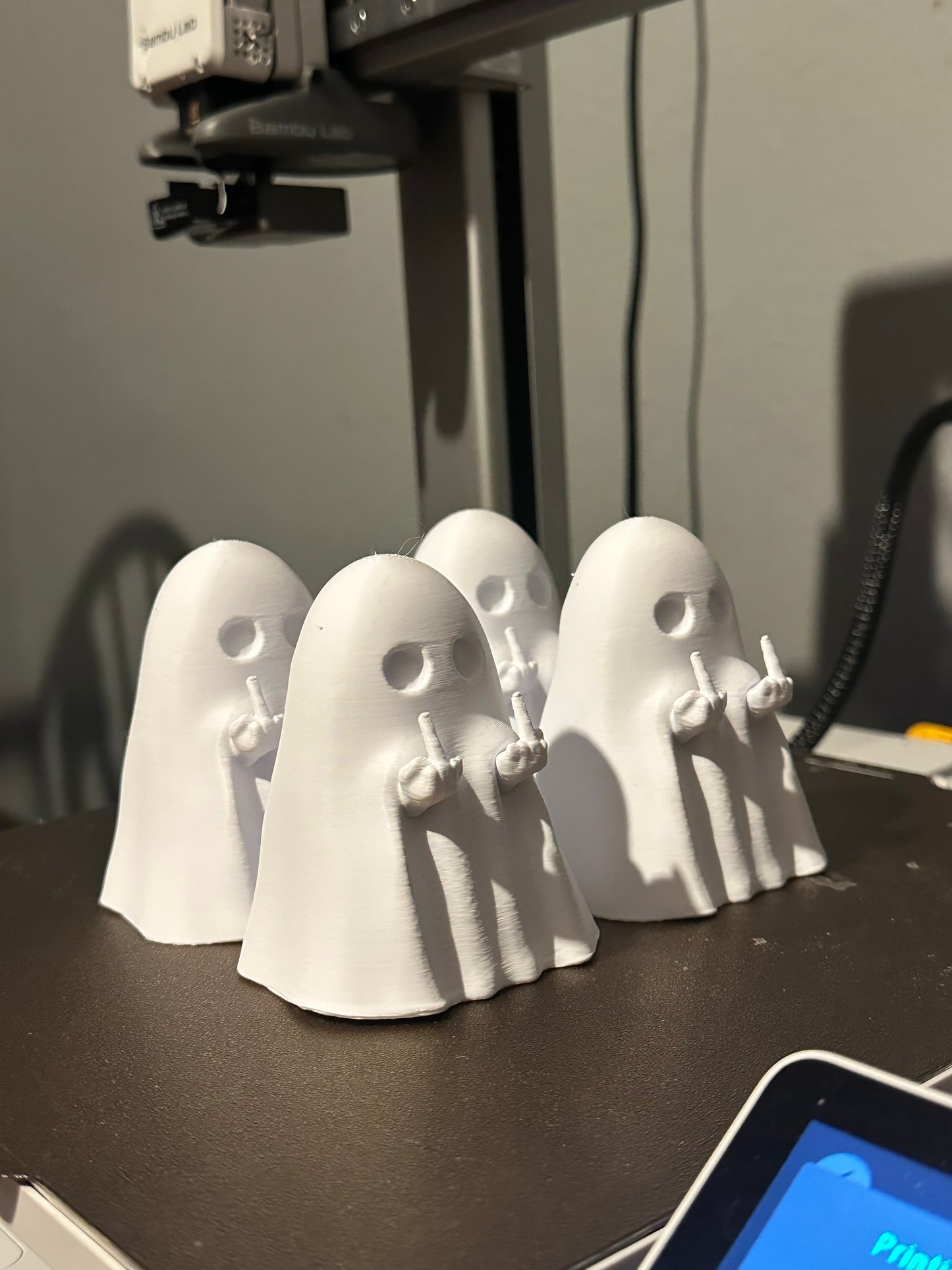 3D Printed Grumpy Ghost