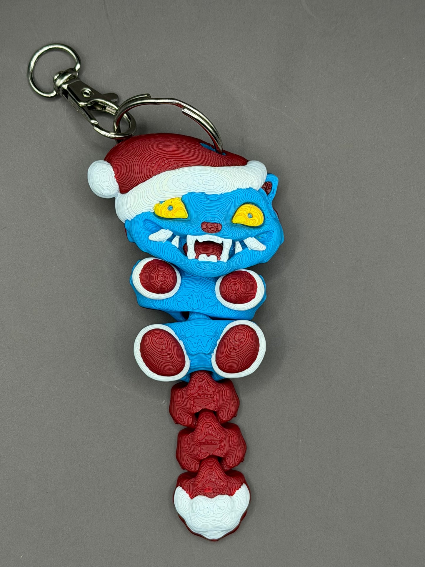 Derpy Kpop Demon Hunters Keychain 3.5" Multi-Color 3D Printed Webtoon USA