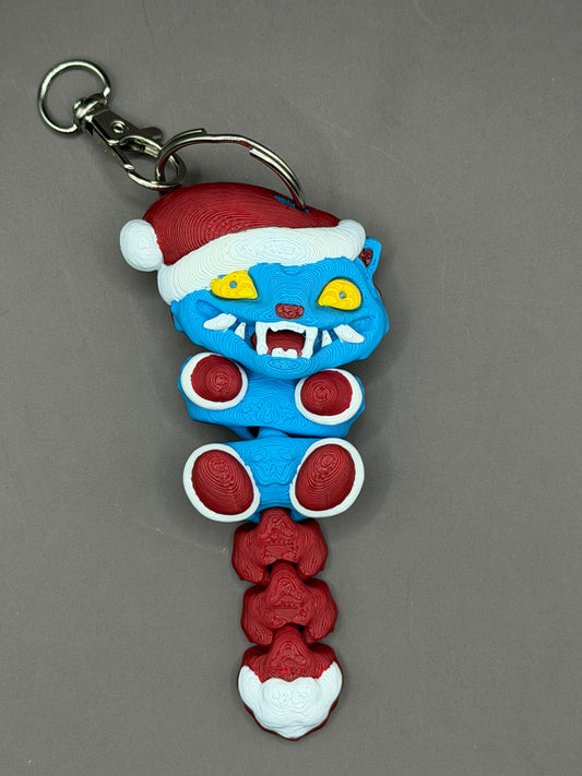 Derpy Kpop Demon Hunters Keychain 3.5" Multi-Color 3D Printed Webtoon USA