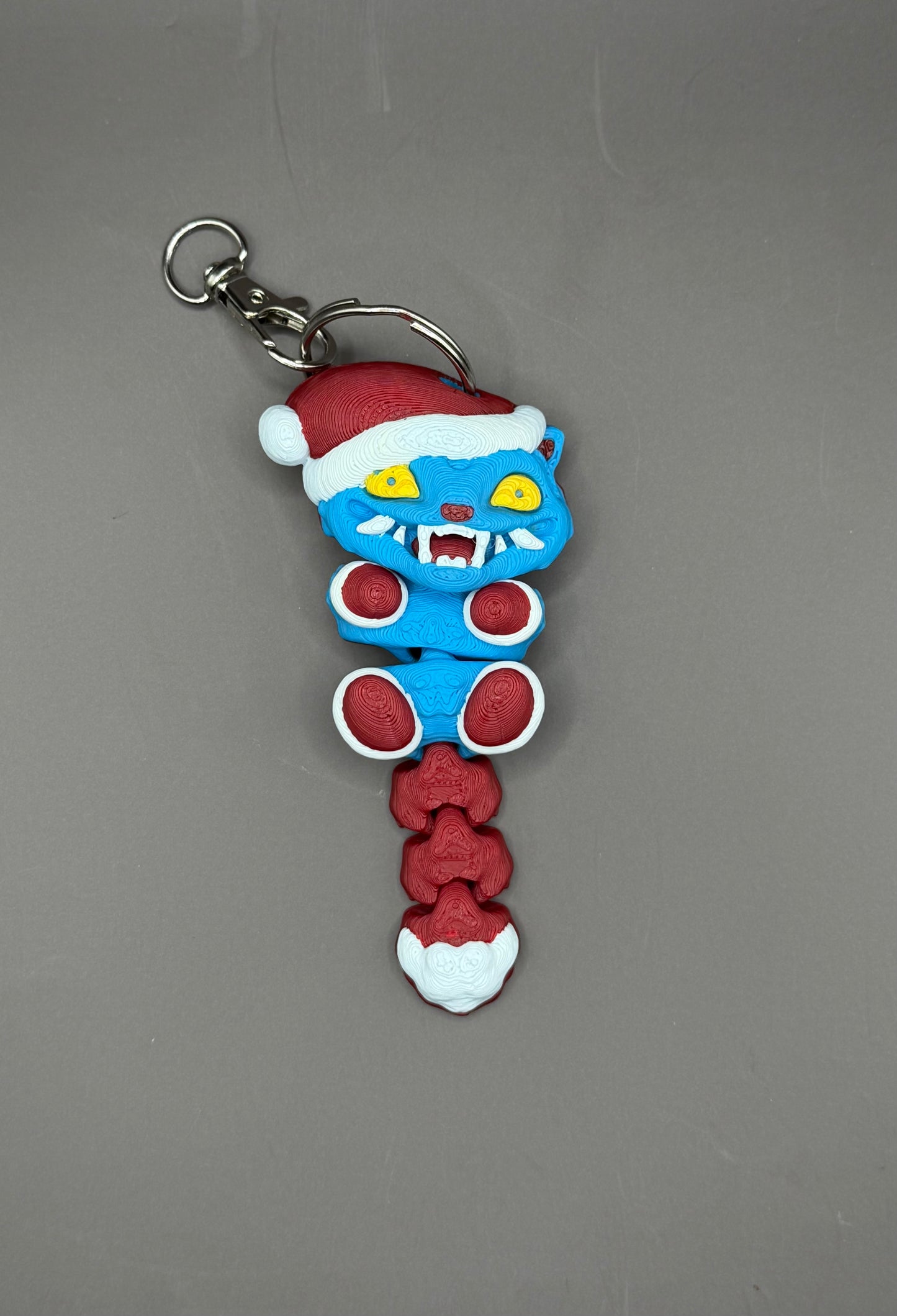 Derpy Kpop Demon Hunters Keychain 3.5" Multi-Color 3D Printed Webtoon USA