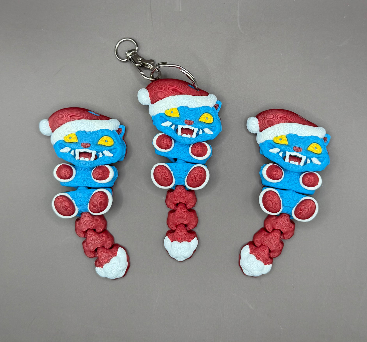 Derpy Kpop Demon Hunters Keychain 3.5" Multi-Color 3D Printed Webtoon USA